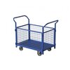 Платформенная тележка с сетчатыми бортами ТС1