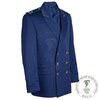 Китель шерстяной синего цвета двубортный