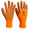 Перчатки рабочие утеплённые с вспененным латексным покрытием