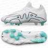 Бутсы футбольные KR-154 бело-бирюзовый DOLPHINSPORT для профессиональной игры