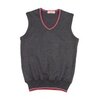 Жилет трикотажный школьный серый