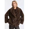 Шуба премиум-класса из искусственного меха "под норку"