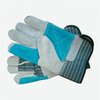 Перчатки спилковые комбинированные, усиленные