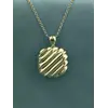 Подвеска из лимонного золота 585 пробы