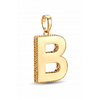 Подвеска из золота "Буква В"
