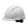 Каска защитная с храповиком белая