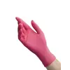 Перчатки нитриловые  BENOVY MULTICOLOR розовые