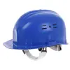 Каска защитная ЕВРО (пластиковое оголовье) синяя