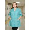 Рубашка мед. жен. цветной М-227А ткань Тиси сирень
