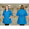 Рубашка мед. жен. цветной М-227А ткань Тиси темная бирюза