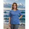 Рубашка мед. жен. М-210 ткань Тиси