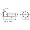 Болт ГОСТ Р 52644-2006 (высокопрочный с шестигранной головкой)