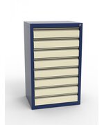 Тумба верстака с 8 выдвижными ящиками УВ-08 (820 х 500 х 400)