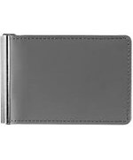 Зажим для денег откидной Люкс G-белый