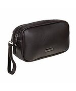 Барсетка на молнии на каркасной основе