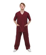Костюм хирурга универсальный бордо