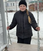 Куртка для девочек черная