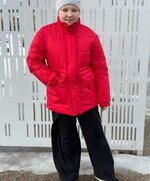 Куртка для девочек красная
