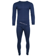 Нательное белье х/б с начесом 190 гр/м2, темно-синее