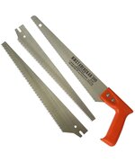 Ножовка универсальная с тремя сменными полотнами