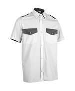 Сорочка охранника белая короткий рукав
