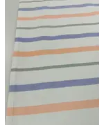 Тик матрасный белый/оранжевый/синий