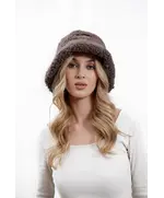 Женская панама "Тедди" шоколад