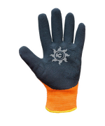 Перчатки акриловые с рифленым латексным покрытием утепл