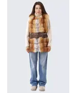 Жилет из лисы