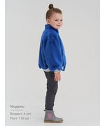 Бомбер из искусственного меха для девочки