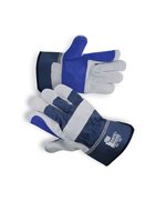 Перчатки спилковые комбинированные