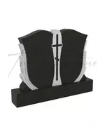 Памятник в форме бутона цветка с резными элементами GG3305