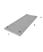 Плиты плоские ПТ, ПТП ПТ12,5-11.9