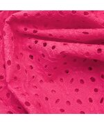 Ткань Розовая Шитье