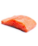 Лосось (сёмга) филе-кусок слабосоленый, на коже, без кости, SKIN-упаковка, 200 г