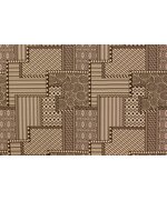 Ткань уличная "Графика Атлант Беж-Шоколад 5"