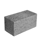 Керамзитобетонный блок полнотелый СКЦК-1