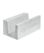 Блок U-образный газобетонный D500