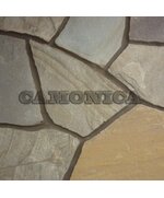 Песчаник бежево-коричневый с разводами