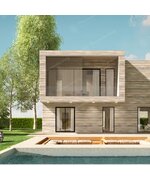 Фасадная доска "Термобереза" (косой планкен)