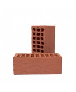 Лицевой пустотелый утолщенный цвет красный накат коры дерева