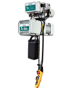 Цепная электроталь TOYO TY2 1T с 1 спуском, скорость 7.1/2.3 м/мин, высота подъёма 6М, электротележка