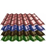 Металлочерепица Супер Классик 0,35х1100 мм, сигнальный синий