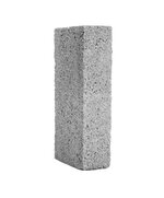 Керамзитоблок полнотелый перегородочный М35 390*90*188