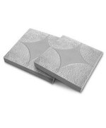 Тротуарная плитка Звезда, Искра, 300*300*30 мм, цвет серый