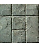 Тротуарная плитка Квадрат Лава, 300*300*35, цвет серый