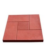 Тротуарная плитка Калифорния, 300*300*30 мм, цветной