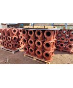 Тройник фланцевый с пожарной подставкой ППТФ 100х100