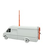 Автомобильная мачта телескопическая алюминиевая