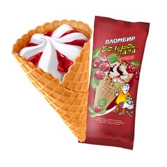 Мороженое Сахарный рожок «БОЛЬШОЙ ПАПА»® вишня